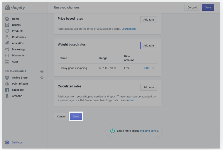 Shopify手动运费介绍：收取多少运费及使用手动运费的情况