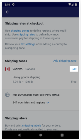 Shopify手动运费介绍：收取多少运费及使用手动运费的情况