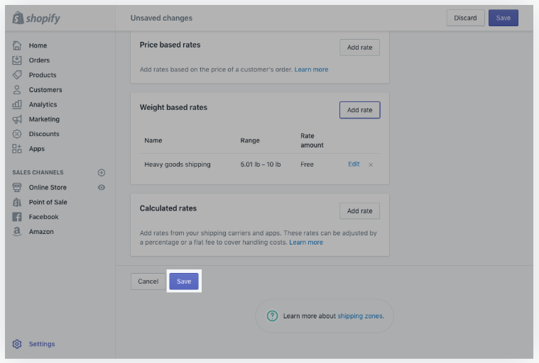 Shopify手动运费介绍：收取多少运费及使用手动运费的情况