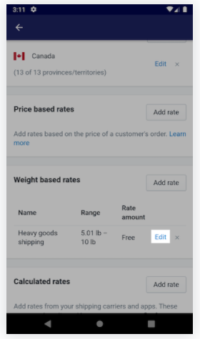 Shopify手动运费介绍：收取多少运费及使用手动运费的情况