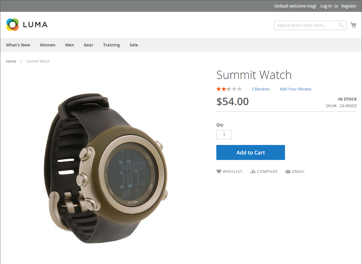 magento2简单的产品