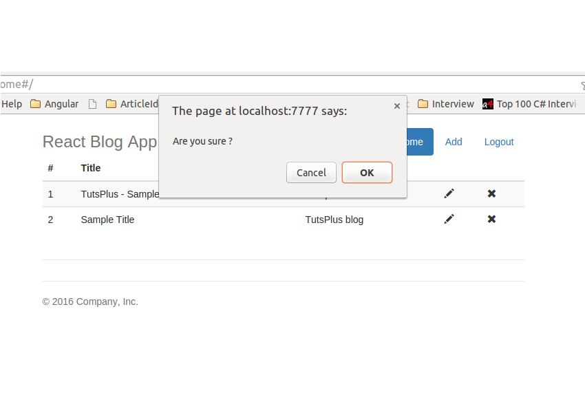 在基于 React 的博客应用程序中更新和删除帖子:第 4 部分