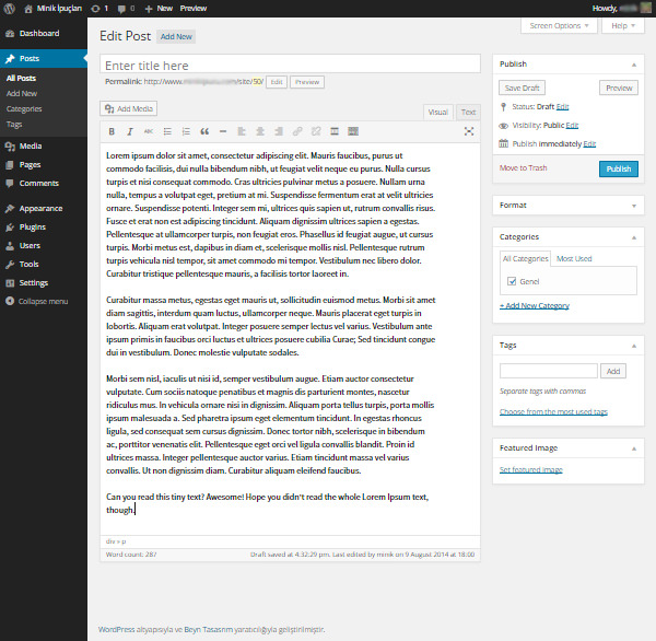 WordPress 4.0:内容丰富的手册