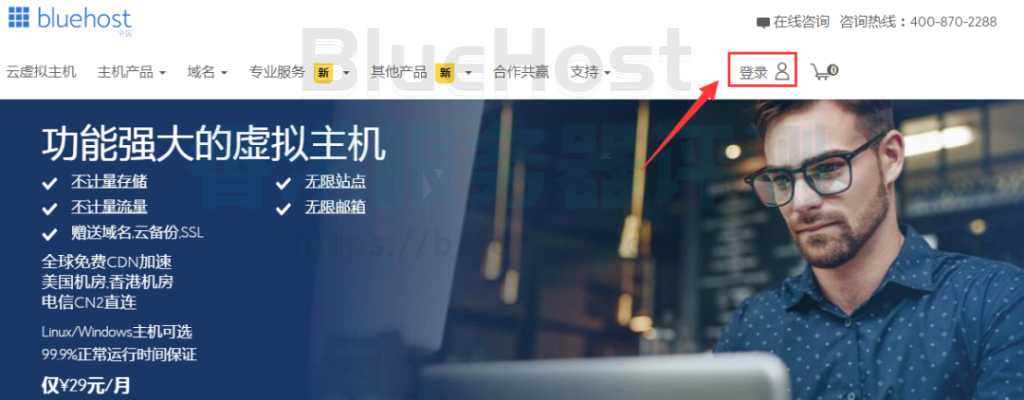 BlueHost主机修改域名联系人信息图文教程