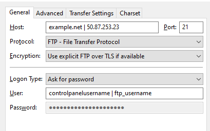 FileZilla设置FTP