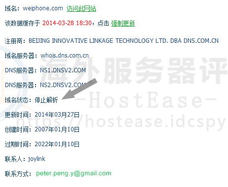 威锋网域名被禁 HostEase海外免费域名给力