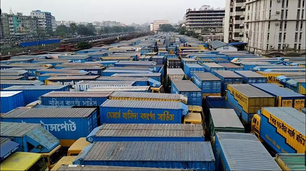 孟加拉货车司机全国无限期罢工！每天超4000TEU的集装箱货物被延误！