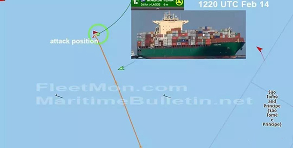 马士基一集装箱船遭海盗袭击，看看你的货物是否在船上