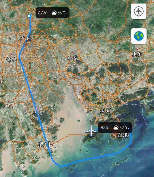 广州到香港有直飞的吗（广州飞到香港国际空运机场要多久）
