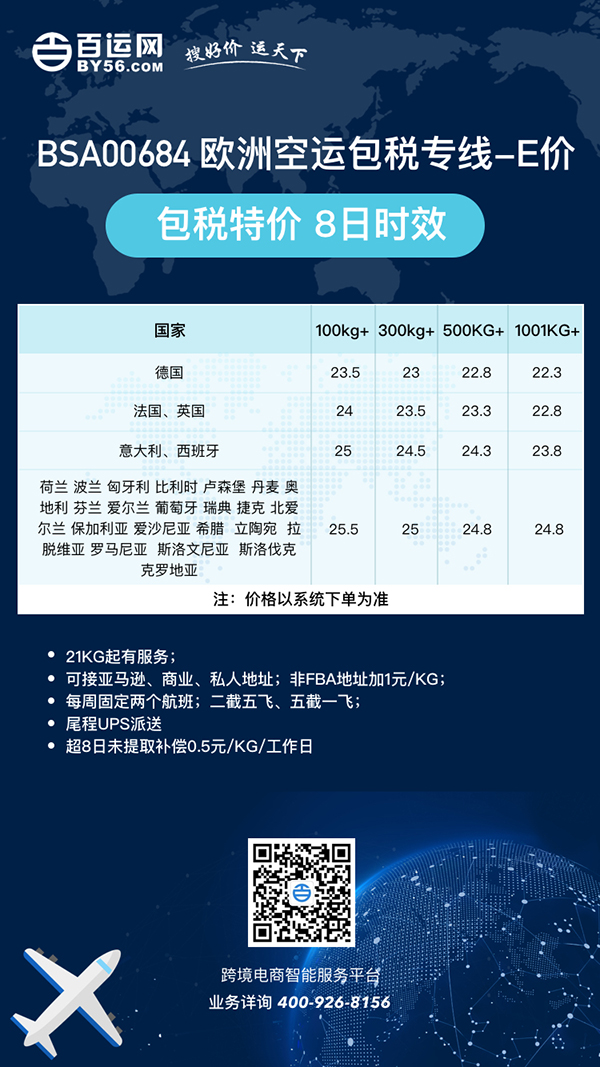 每周固定航班，延误有赔付的国际空运渠道震撼来袭！
