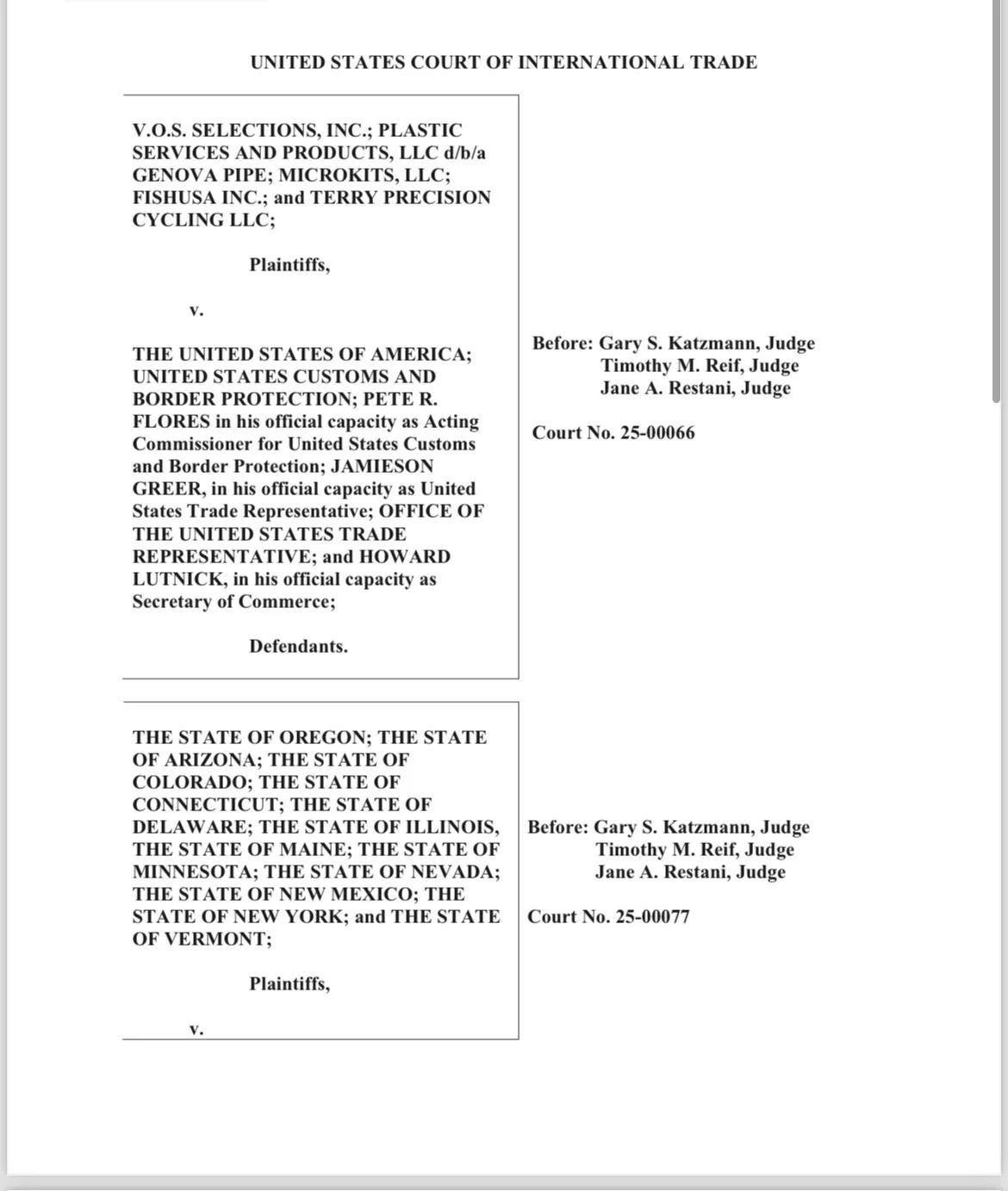 突发!美法院裁定特朗普“对等关税”非法,立即撤销并永久禁止实施 突发!美法院裁定特朗普“对等关税”非法,立即撤销并永久禁止实施